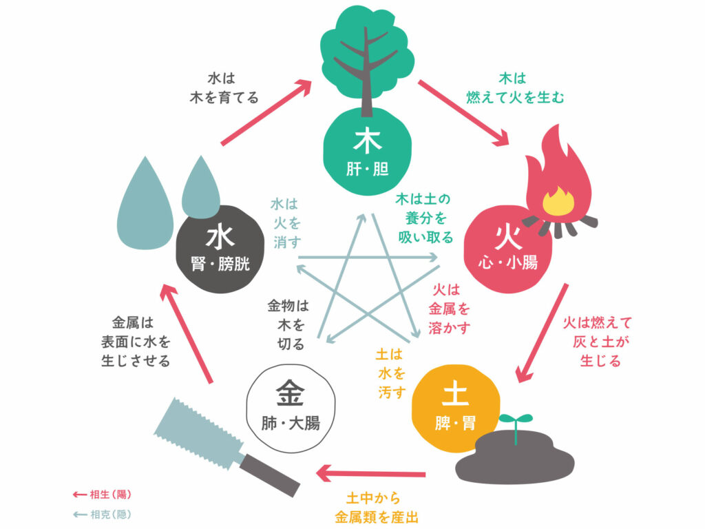 陰陽五行相関図